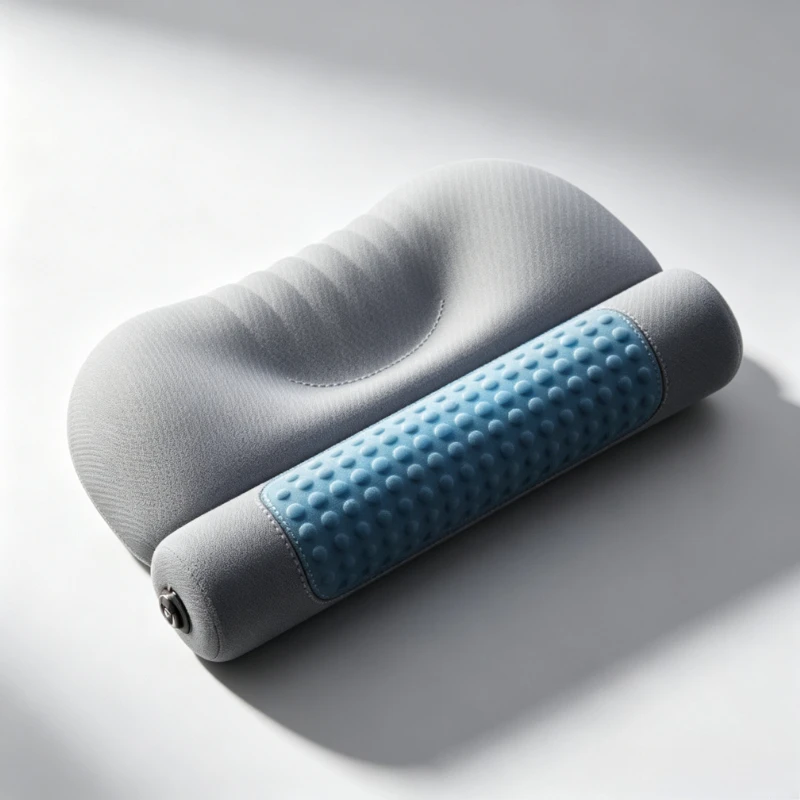 Upgraded Version Popular Wormwood Hot Compress Cervical Pillow for Heating & Cylinder Protecting Cervical Spine and Aiding Sleep