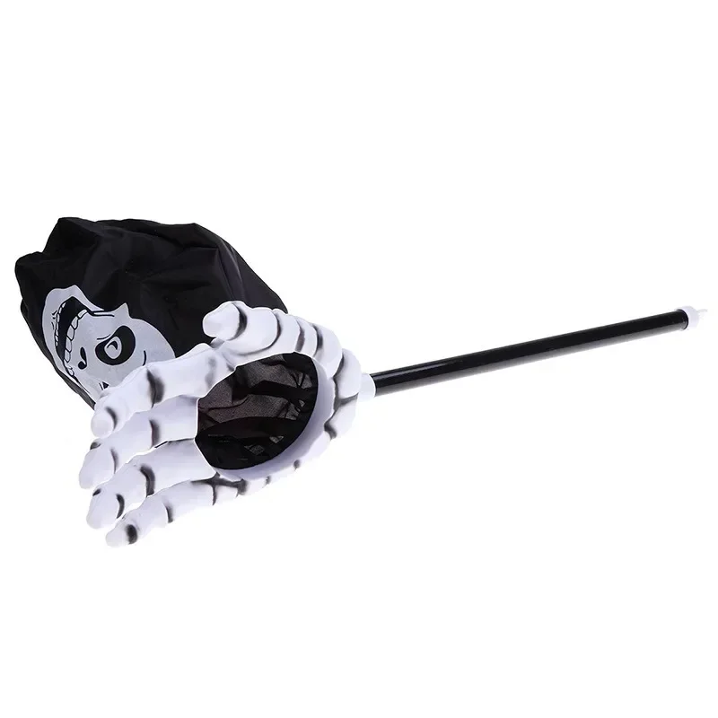 Halloween-Kürbis- und Totenkopf-Süßigkeitentasche, Handtasche für Süßes oder Saures für Kinder, gruseliges Partyzubehör, Halloween-Requisiten für Kinder – Detail 7