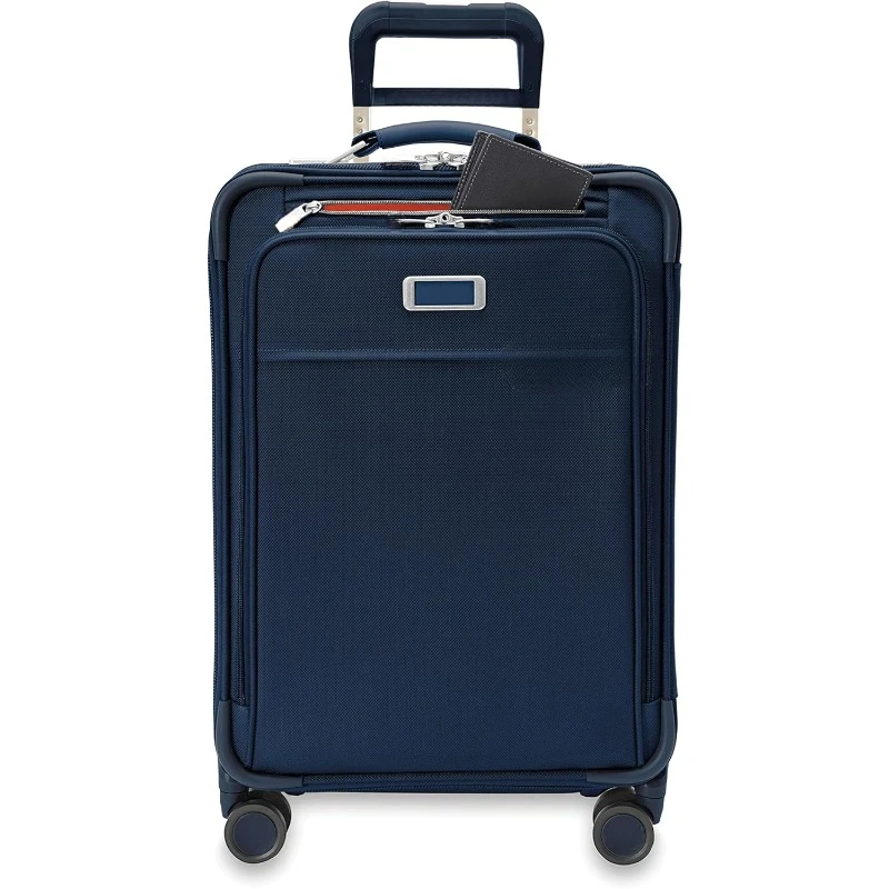 Baseline Spinners, Navy, 22-inch Essential Carry-On