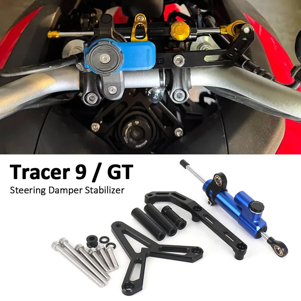 

For YAMAHA Tracer9 Tracer 9 GT 2021-2023 Adjustable Stabilizer Steering Damper With Bracket Mount CNC Motorcycle Accessories