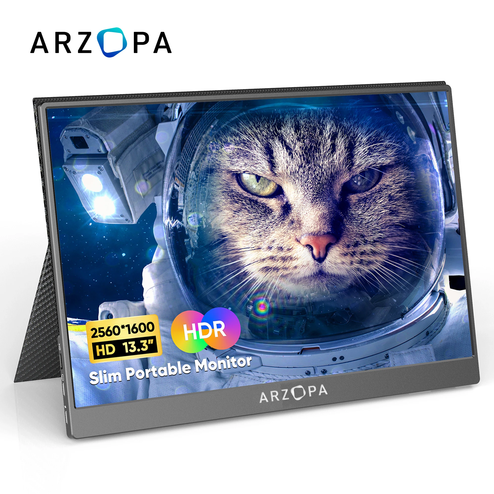 

ARZOPA 13,3-дюймовый 2560*1600 HDR удлинитель ЖК-экрана 2K IPS дешевый Mon tor портативный для ноутбука телефона