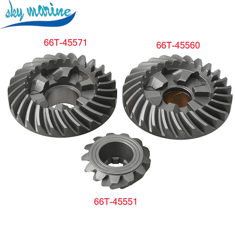 66T Gear kit 66T-45560 for YAMAHA 2 stroke 40HP outboard motor 66T-45560-01 66T-45571-00 66T-45551-00 2 Stroke 40HP 40X