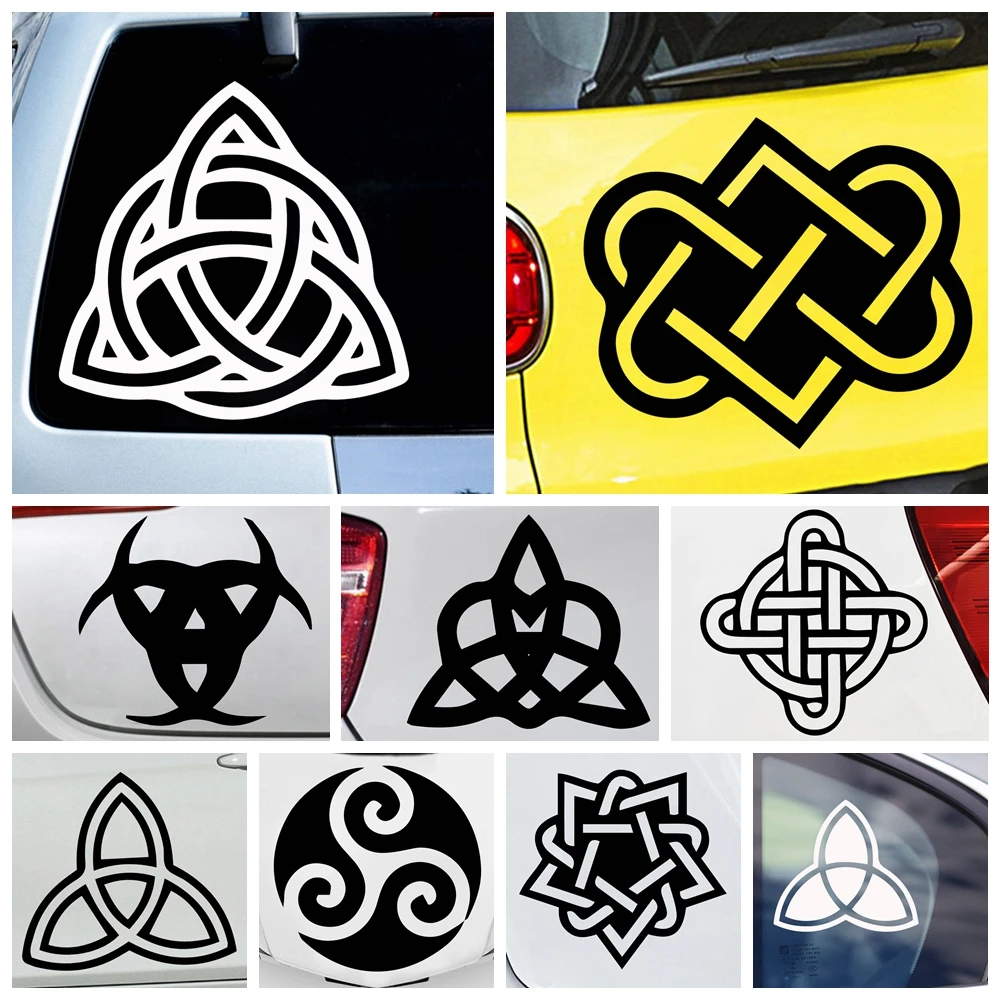 Hot Knots totem Design Celtic Symbol Stickers Car Window Decal Vinyl Art Pattern Body Waterproof