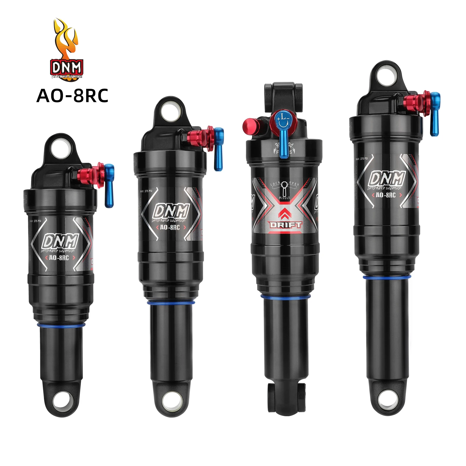 

DNM AO-8RC Bicycle Air Shock Absorber 165/190/200/210mm Soft Tail Mountain Bike XC/MTB Rear Shock Absorbers Bike accessories