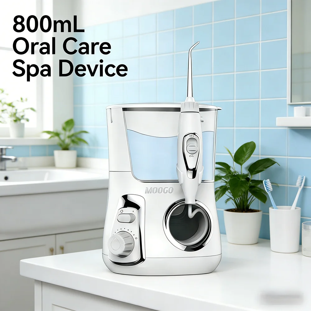 

Настольный домашний ирригатор для полости рта, 10 режимов, 5 сменных насадок, профессиональный ирригатор для глубокой чистки зубов