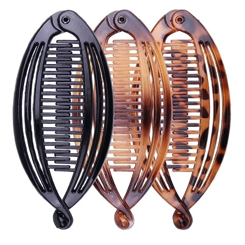 Hair Claws Clip Fish Shape Vintage Clips For Women Girls Clincher Combs Tool for Curly Fishtail Accessories