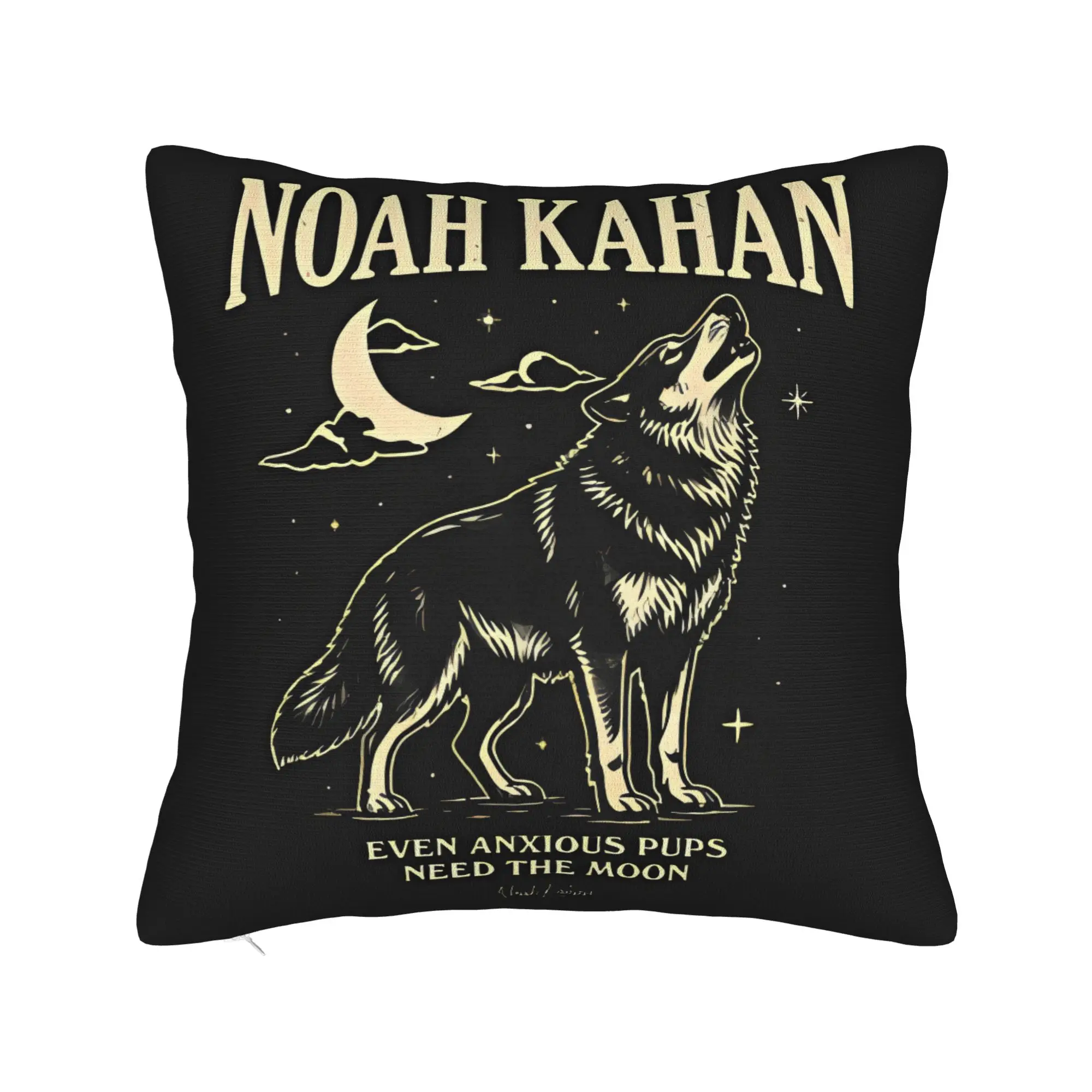 Noahs Kahans Art Bootleg Merch Pillow Cover  Comfy Cushion Cover Fashion Pillow Case For Sofa Bedroom Home Decor