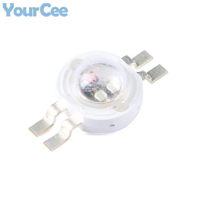 5 sztuk 1W 3W 5W Chip LED RGB żarówki diod SMD COB wysokiej mocy podświetl czerwony/zielony/niebieski pełny kolor oświetlenie do uprawy koraliki