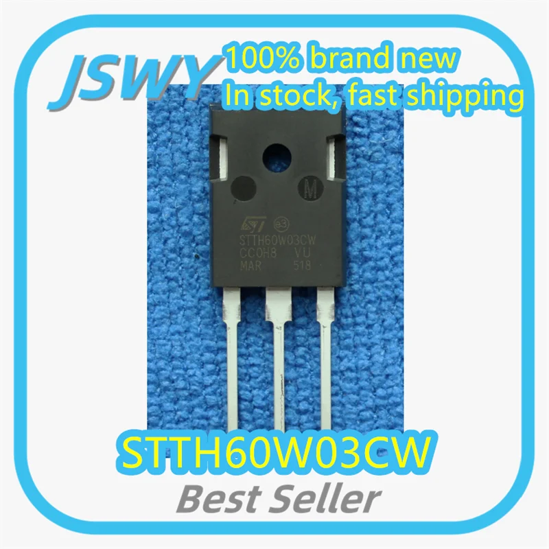 

(5/50pcs) STTH60W03CW STTH60W03 TO-247 Integrated Circuit IC Genuine Original Product Large Inventory