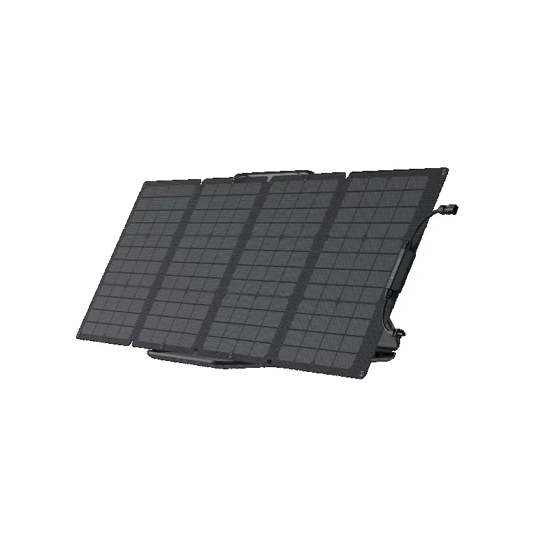 

【Best-selling】ECO Flow Portable Solar Panel Generator 400W 220W 160W Foldable Black Household Outdoor Camping Charging