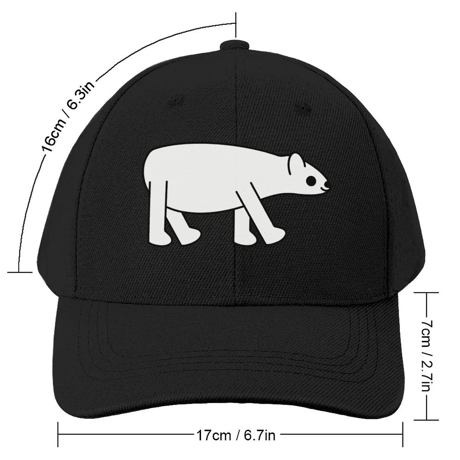 Cute Kawaii Polar Bear Baseball Cap Hat Man Luxury foam party Hat Ball Cap Mens Caps Women's