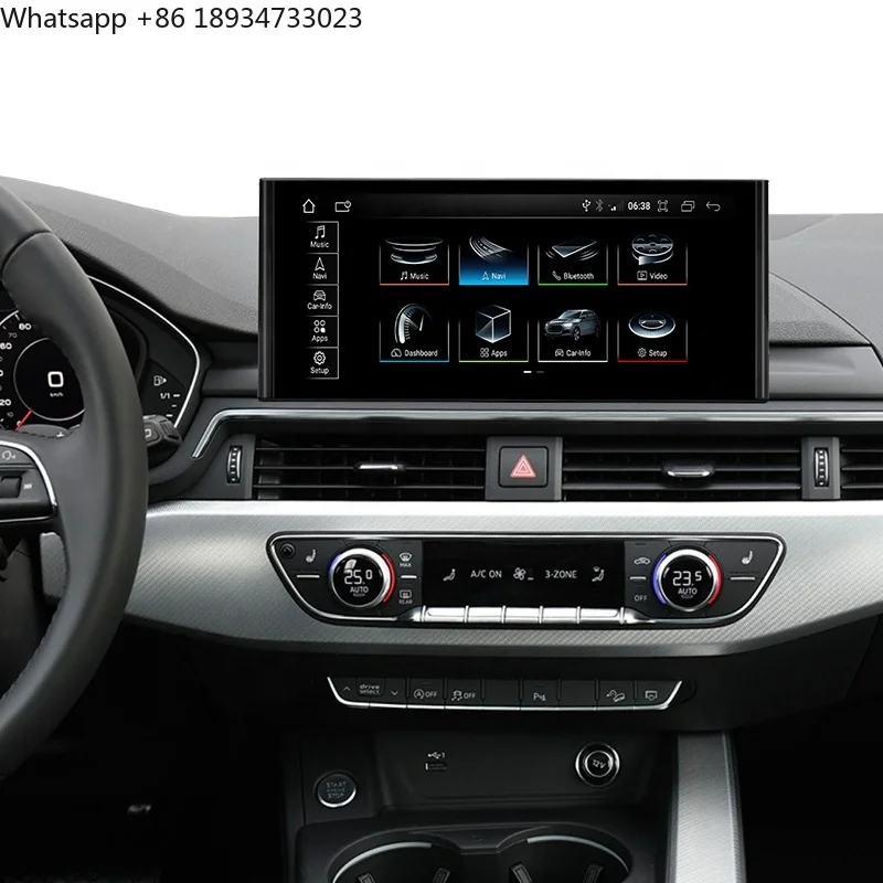 12.3 Android 12  System Car DVD Player Multimedia GPS Navigation for Audi A4 B9 A5 2017-2019