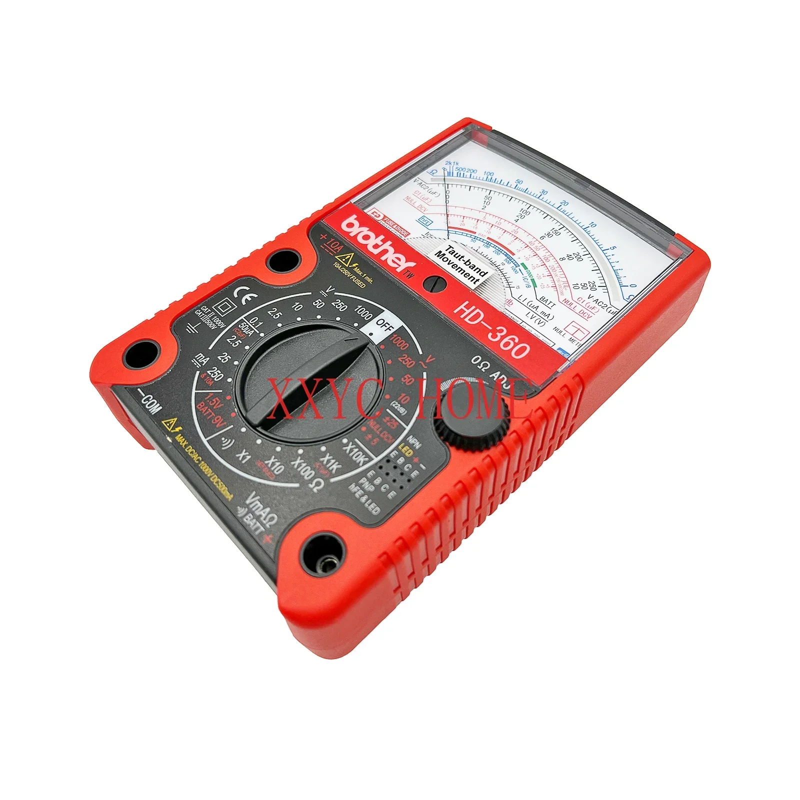 Brother HD-360 High Precision Analog Multimeter Mechanical Maintenance Pointer Multimeter Japanese Hanging Wire Movement