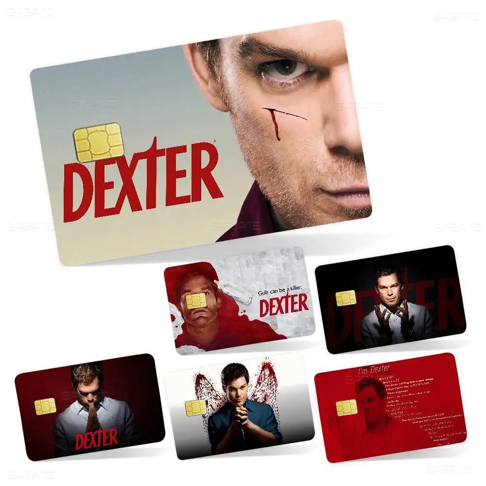 TV Show Dexter 100% Hot Sale Amine Credit Debit Bank Card Bus Card Film Skin Sticker