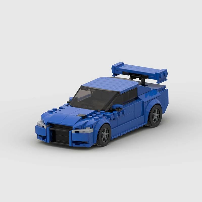 

Детская игрушечная гоночная модель автомобиля MOC, строительные блоки, совместимые с Lego, головоломка с мелкими частицами, игрушка «сделай сам», оптовая продажа