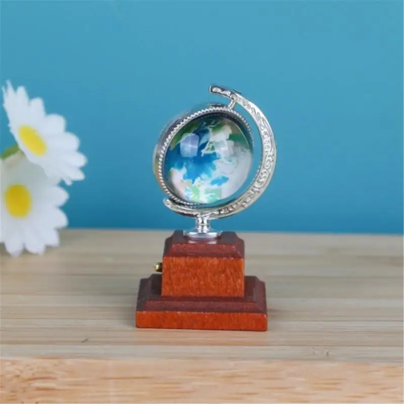 

1/12 Scale Miniature Wooden Model For Dollhouses Decoration With Rotating Design And Fine Carving A2UB