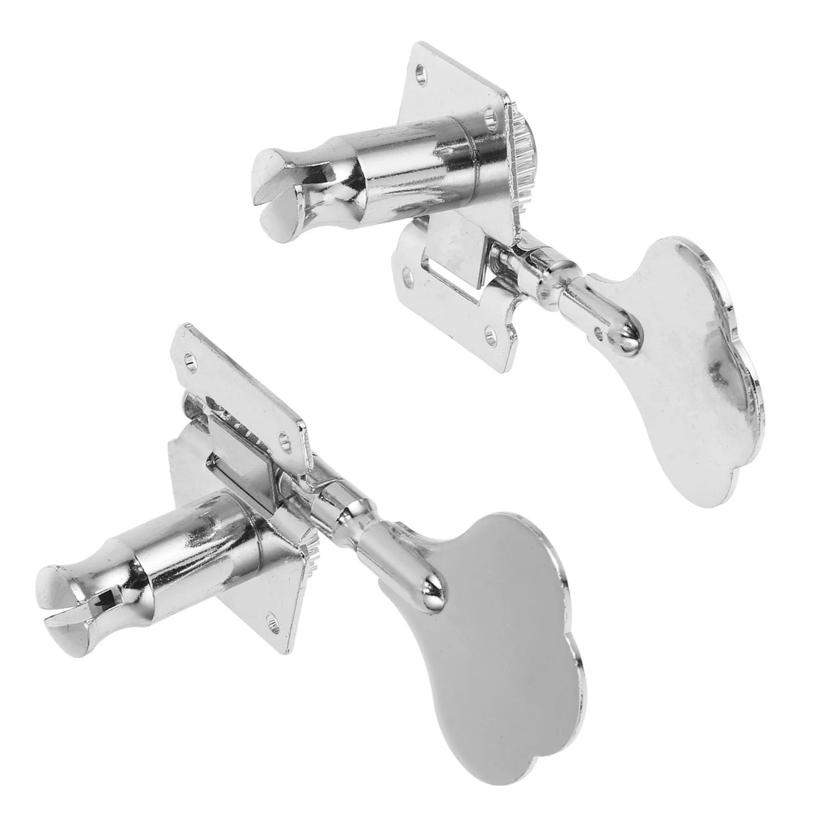 

2 Pcs Bass Buttons Guitar Tuning Keys Tuners Knobs Replacement Parts Zinc Alloy Pegs
