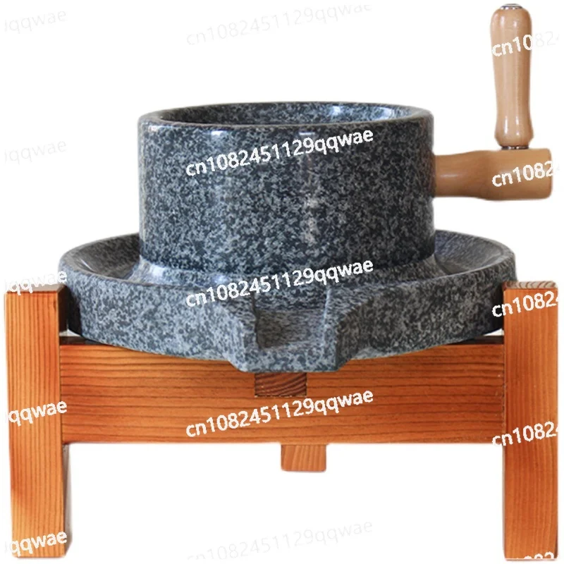 

Black hemp stone small stone mill household grinding disc old-fashioned soy milk rice flour machine small old-fashioned tofu