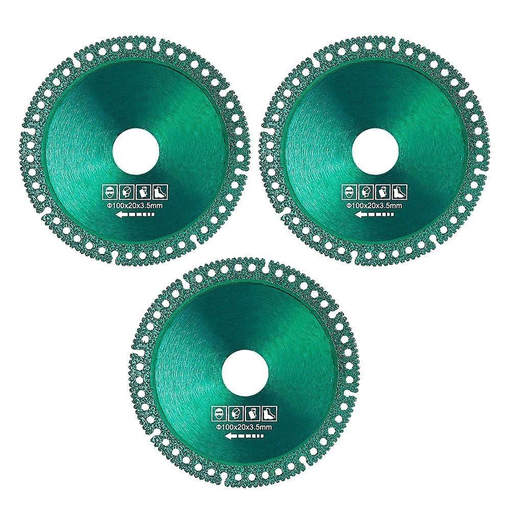 1/2/3PCS Composite Multifunctional Cutting Saw Blade Brazing Process Ceramic for tile Glass Cutting Disc For Angle Grinder Tools