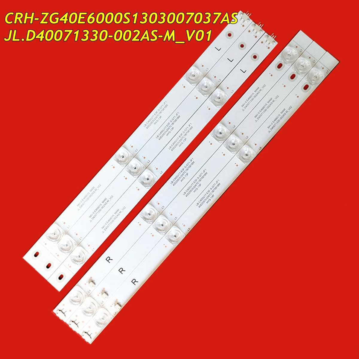 LED Strip for F40D7200C/W PTV40G50SNS PTV40E60SNC SA40S50 E4SC4018RKU UHD-40E6000 STV-LC40LT0011F JL.D40071330-002AS-M_V01 V02