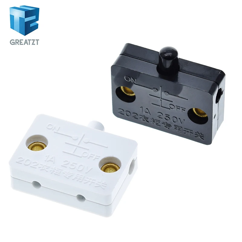 Closet cabinet light switch automatic reset switch household cabinet door control switch