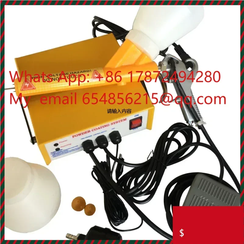 Portable Adjustable Electrostatic Powder Coating System, Industrial Painting Machinery