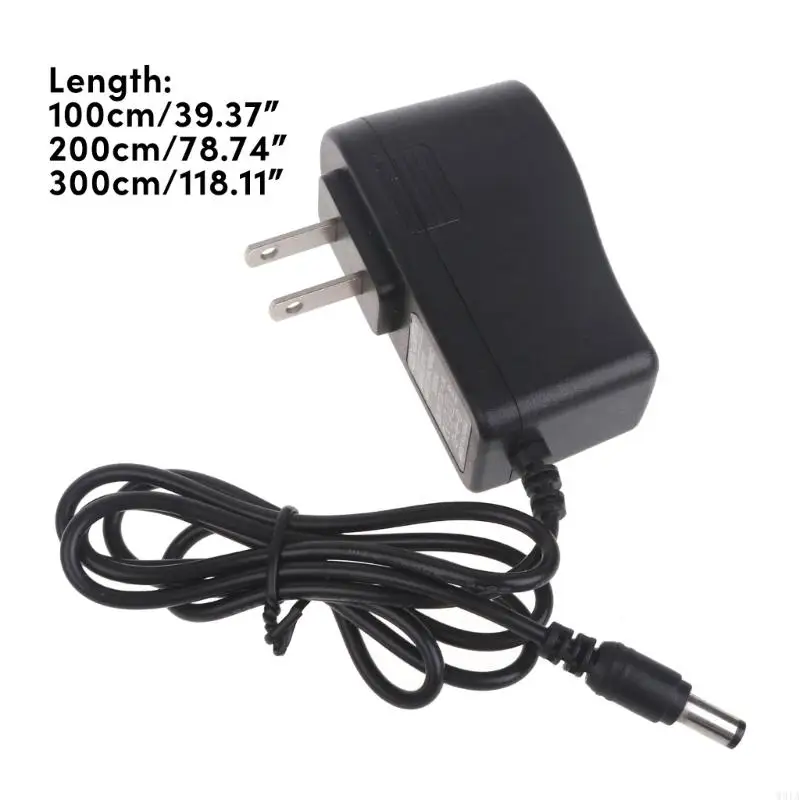 W91A 5,5 mmx2,1 mm Konverter-Adapter 100-240V zu 3V 1A Netzteil Ladegerät