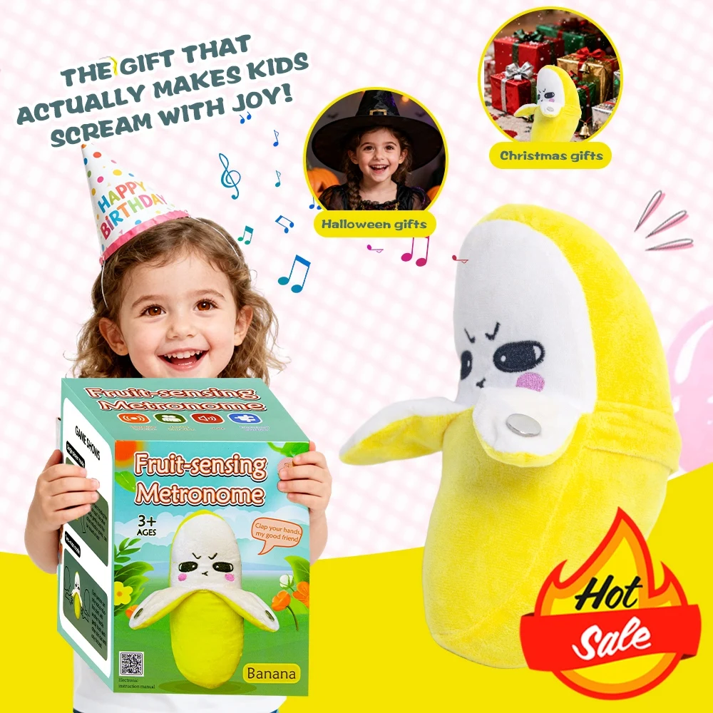 Jouet en peluche musical rythmique piano, modes d'interaction pour un seul joueur et deux joueurs, peut jouer de la musique