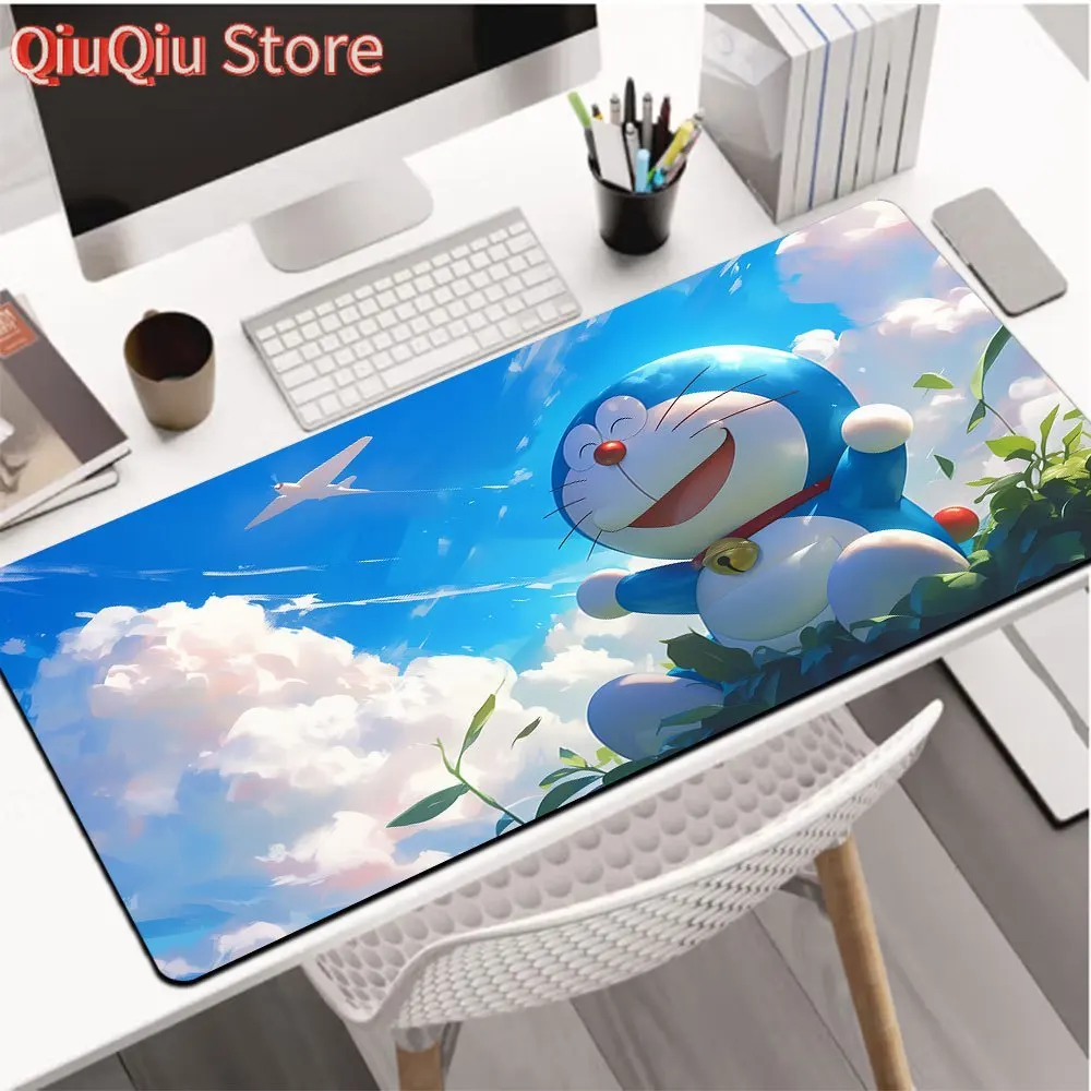 Alfombrilla grande para ratón Doraemon, alfombrilla para ordenador, alfombrilla para escritorio, teclado, alfombrilla para mesa de juegos de oficina, 1 ud.