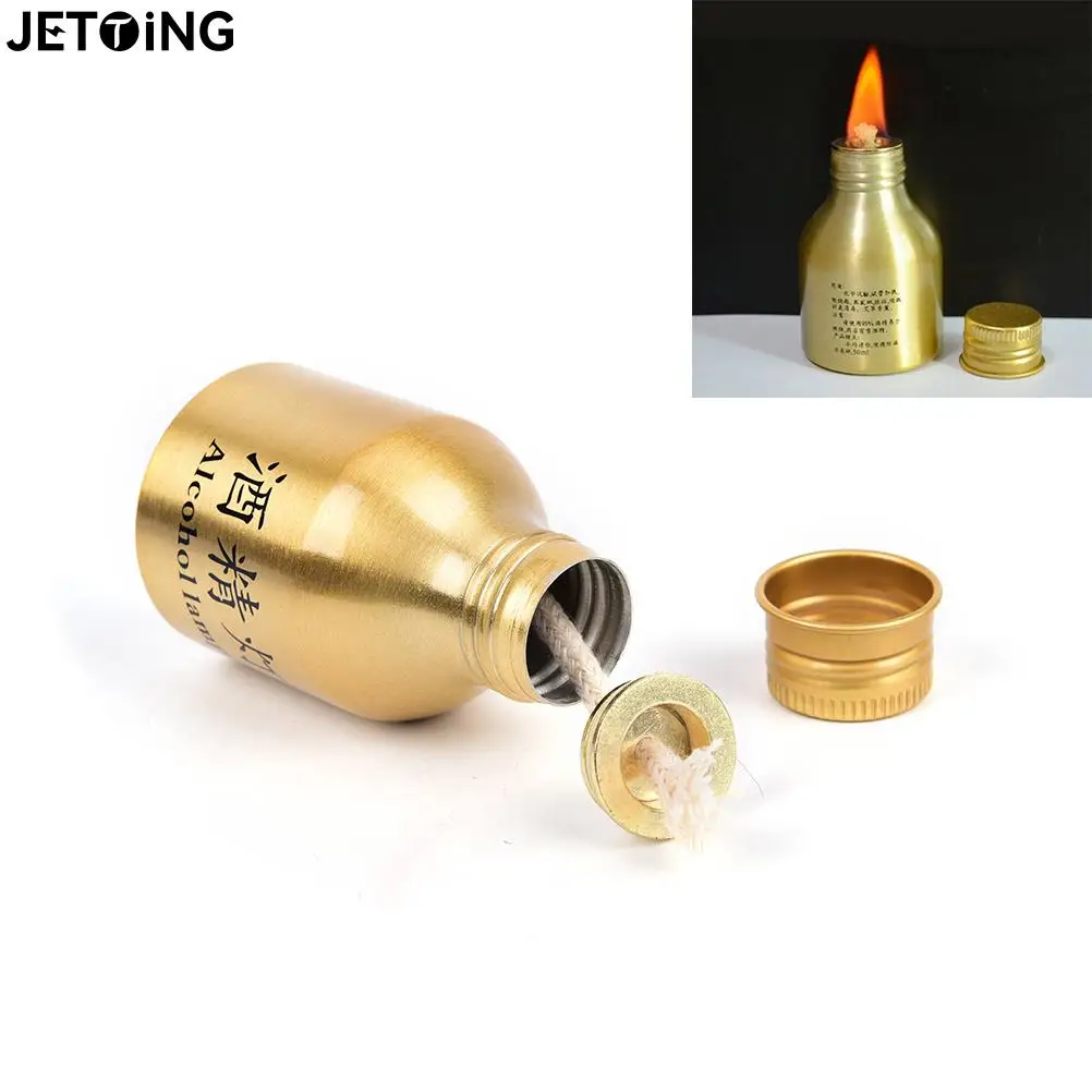 

1PCS Portable Mini Metal Lamp Alcohol Liquid Stoves For Outdoor survival Camping Hiking Travel Wholesale