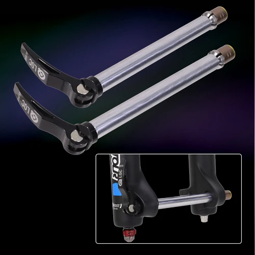 Imagen 2 del producto Eje Pasante para Bicicleta HEPPE con Liberación Rápida de 15x100 mm y 15x110 mm, Bujes de Rueda Delantera para Bicicleta de Montaña con Liberación Rápida para Horquilla Delantera SR SUNTOUR 15x100 15x110