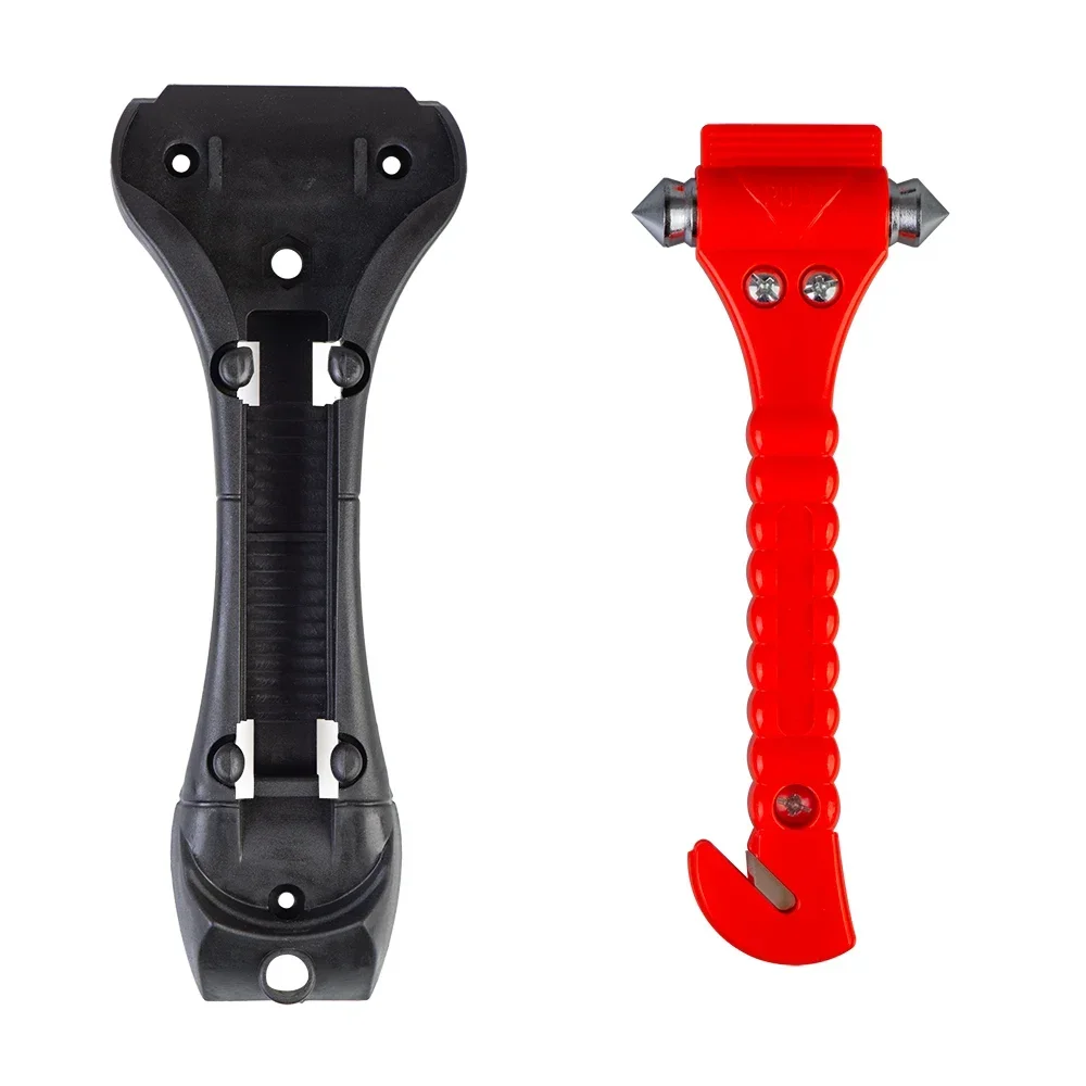 1/2PCS Car Safety Hammer Life Saving Escape Emergency Hammer Seat Belt Cutter Window Glass Breaker Car Rescue Tool Accessories