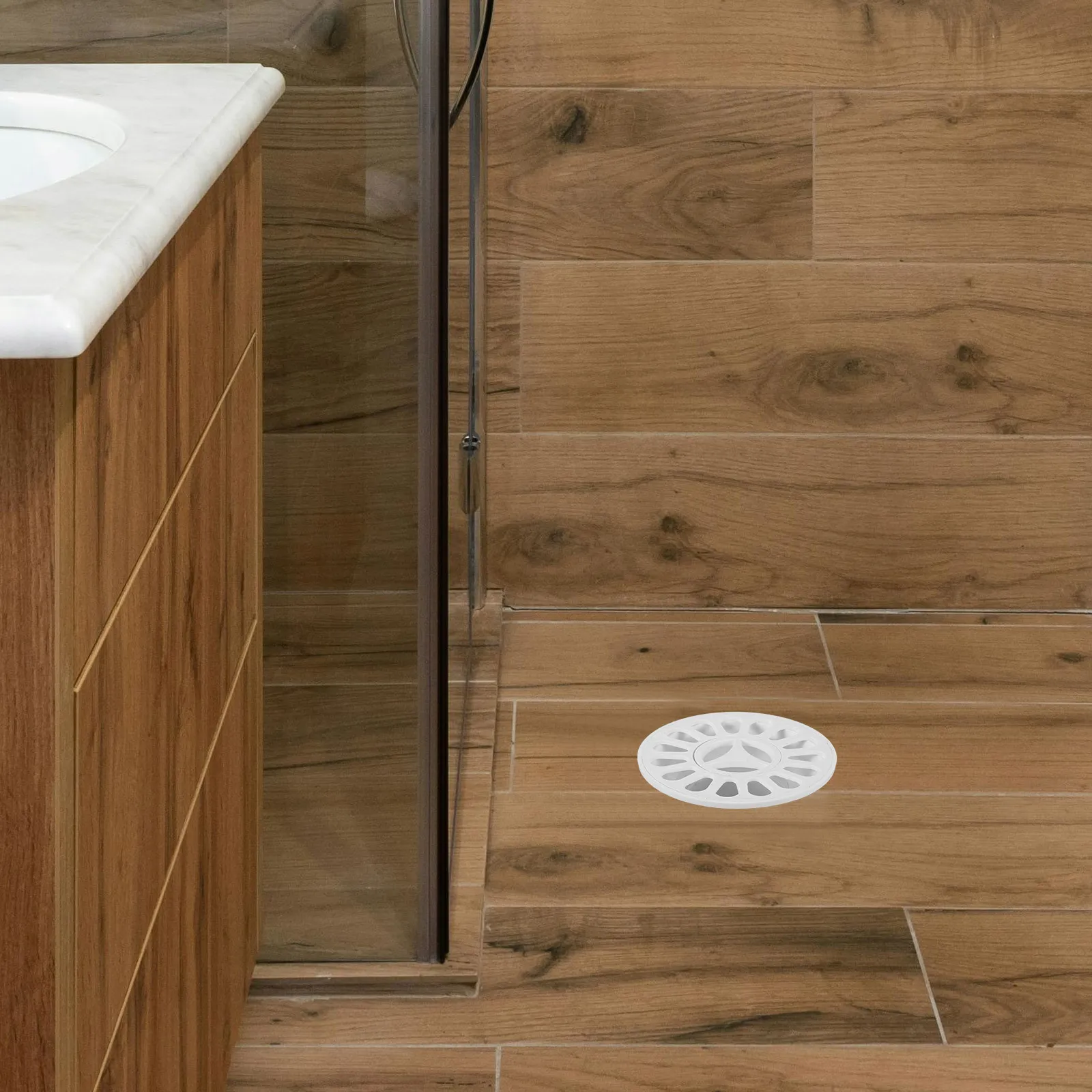 

Balcony Floor Drain Cover Heavy Duty Round Drain Filter for Outdoor Use Anti-Clog Garden Floor Strainer Corrosion Resistant