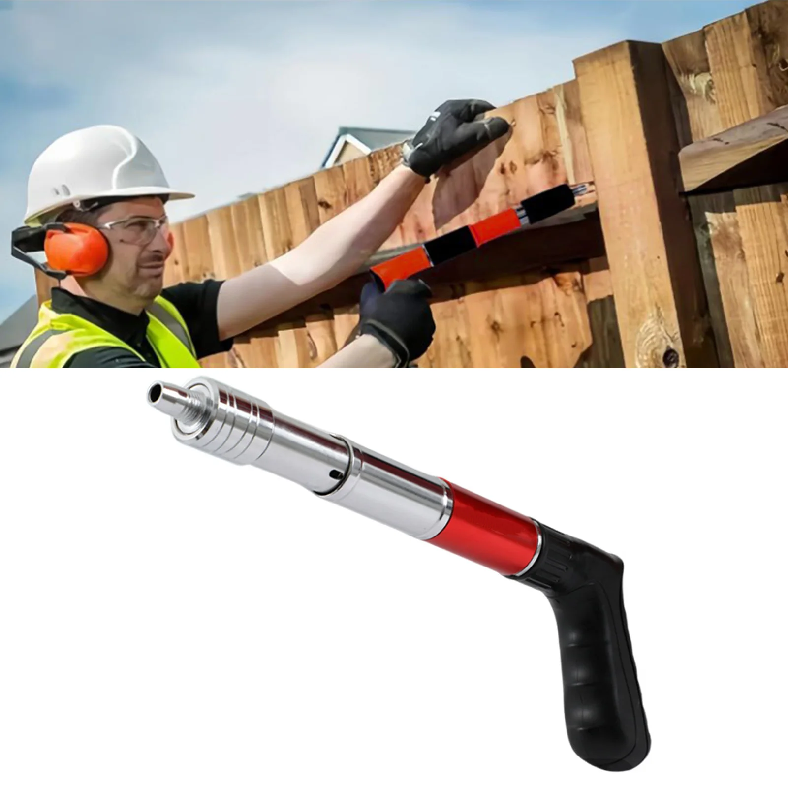 

Nail Wall Fastening Tool Lightweight Steel Nail Shooting Machine Mini Portable Manual for Concrete Wall for Thick Wood Panel