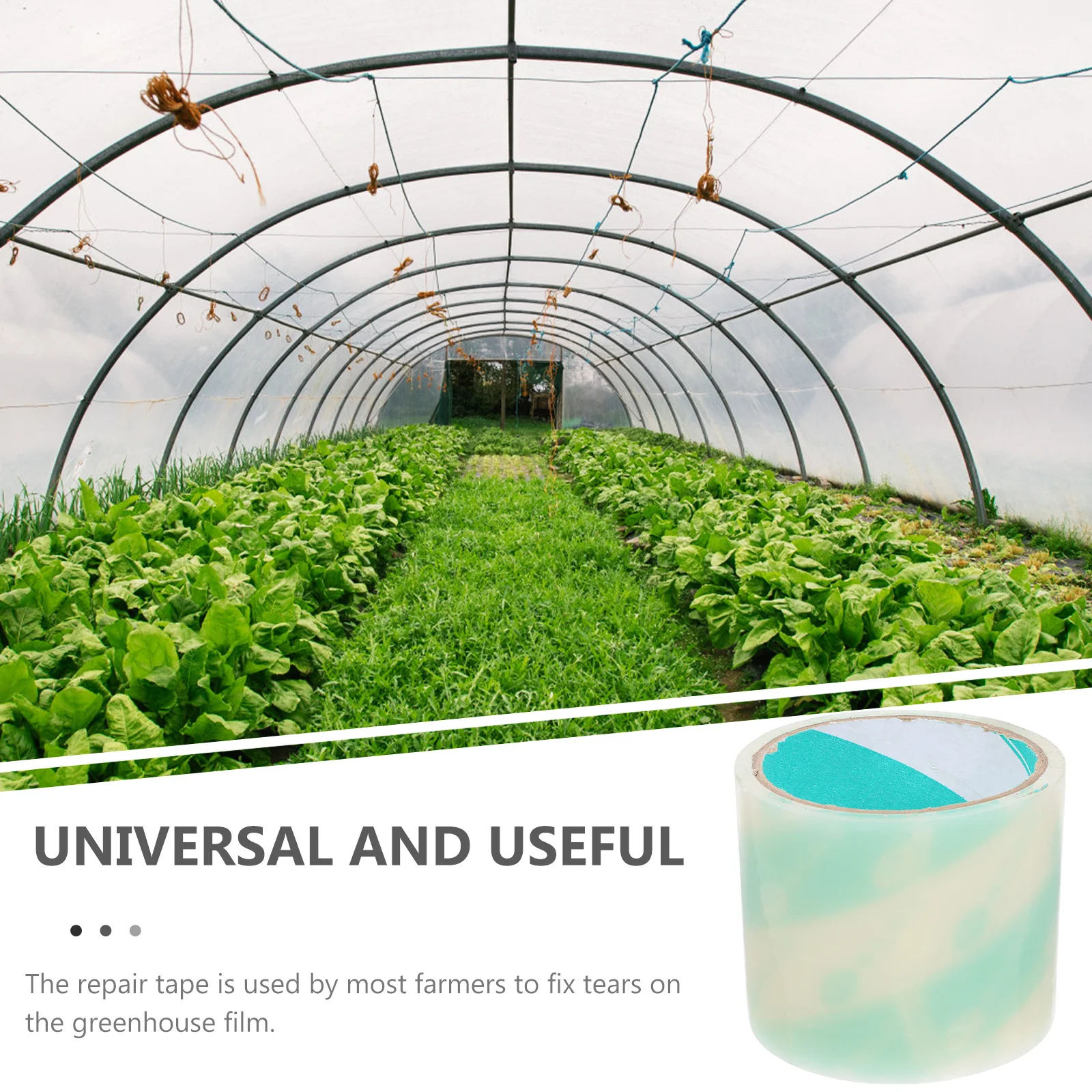 2 قطعة شريط لاصق مقاوم للماء مقاومة للأشعة فوق البنفسجية ذاتية اللصق الدفيئة فيلم تحديد الغطاء الزراعي ختم تسرب الترقيع الشريط #6