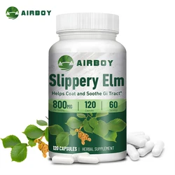 Slippery Elm 400mg - Supports Intestinal Health, Improves Digestion, and Boosts Immunity