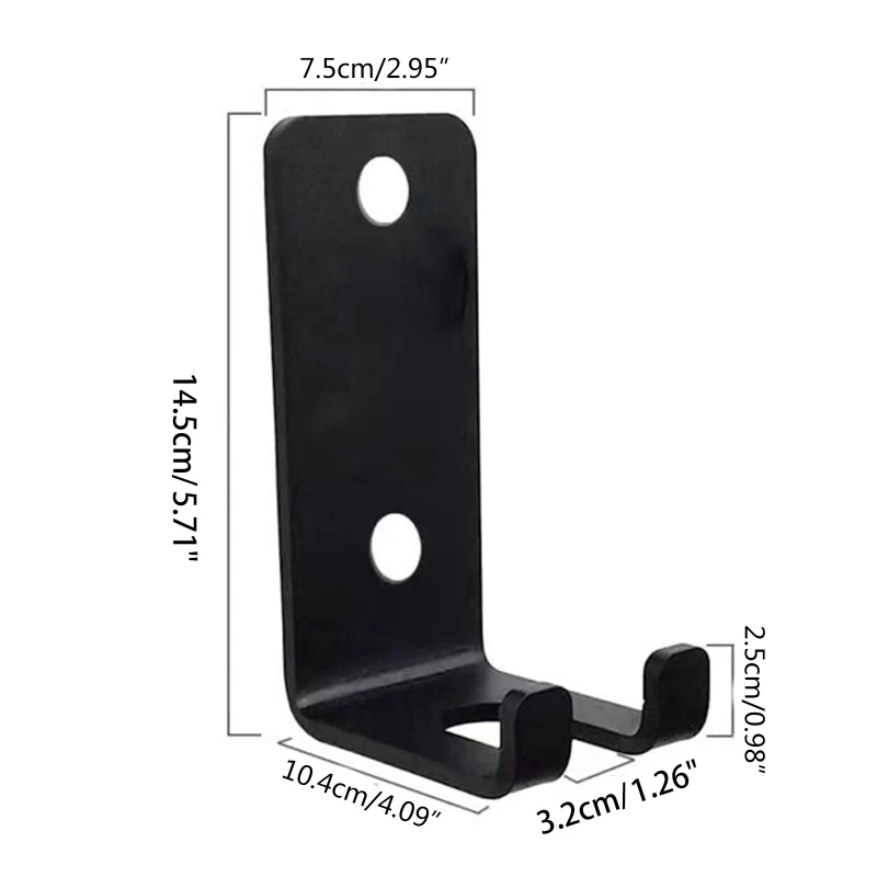 652D Vertical Single Barbell Mount Rack Wall Mounted Barbell Rack for Olympic Barbells Holder Stand Home Gym Accessories Dura