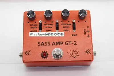 

DIY Hand Effect Maker SansAmp GT-2 Duplicate Electric Guitar Speaker Simulates Distortion of a Single Circuit Board