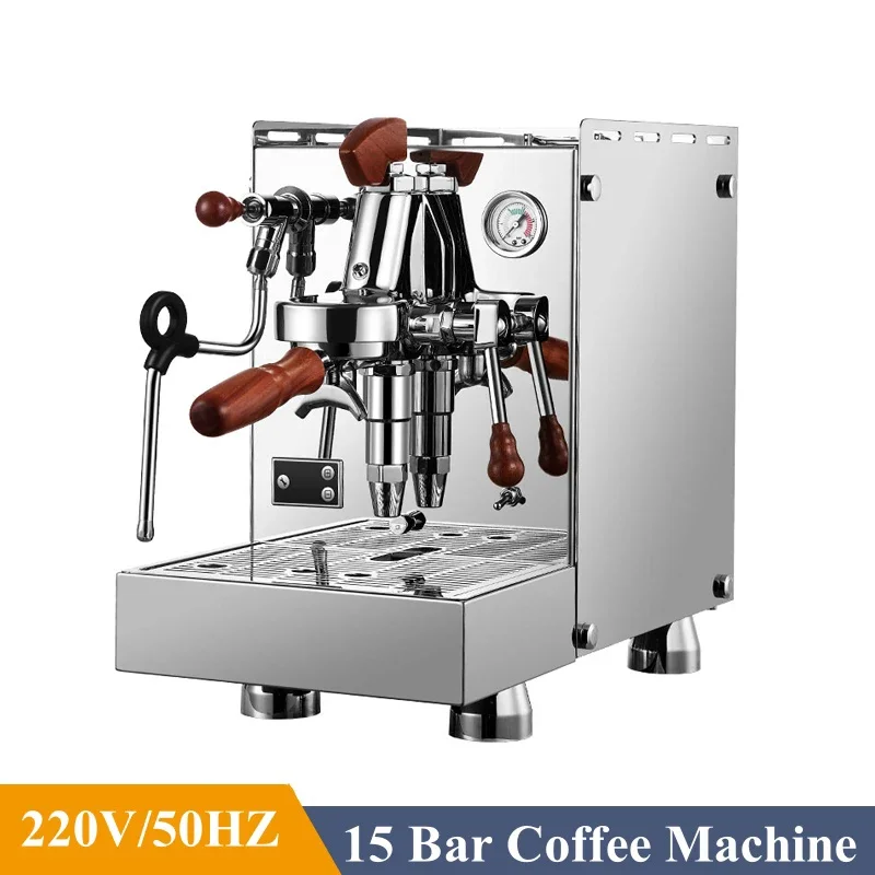 E61 Brewing Head Espresso Machine Professional Stainless Steel Commercial Semi-Automatic Coffee Maker 2050W