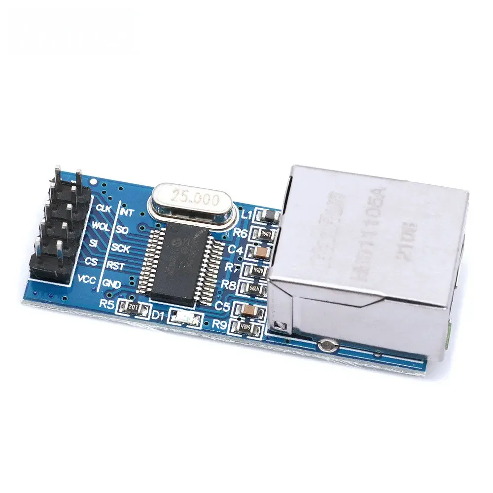 Arduino Nano ENC28J60 Ethernet Shield – Placa de interfaz de red Mini SPI LAN para redes IoT y bricolaje