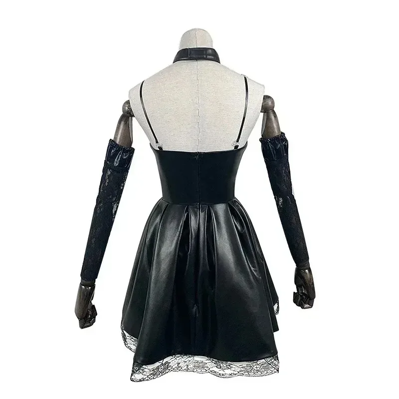 Misa Amane Cosplay Costume for Women, Japanese Anime with Lace Trim, Gothic Style Costume, Sexy Simi Dress
