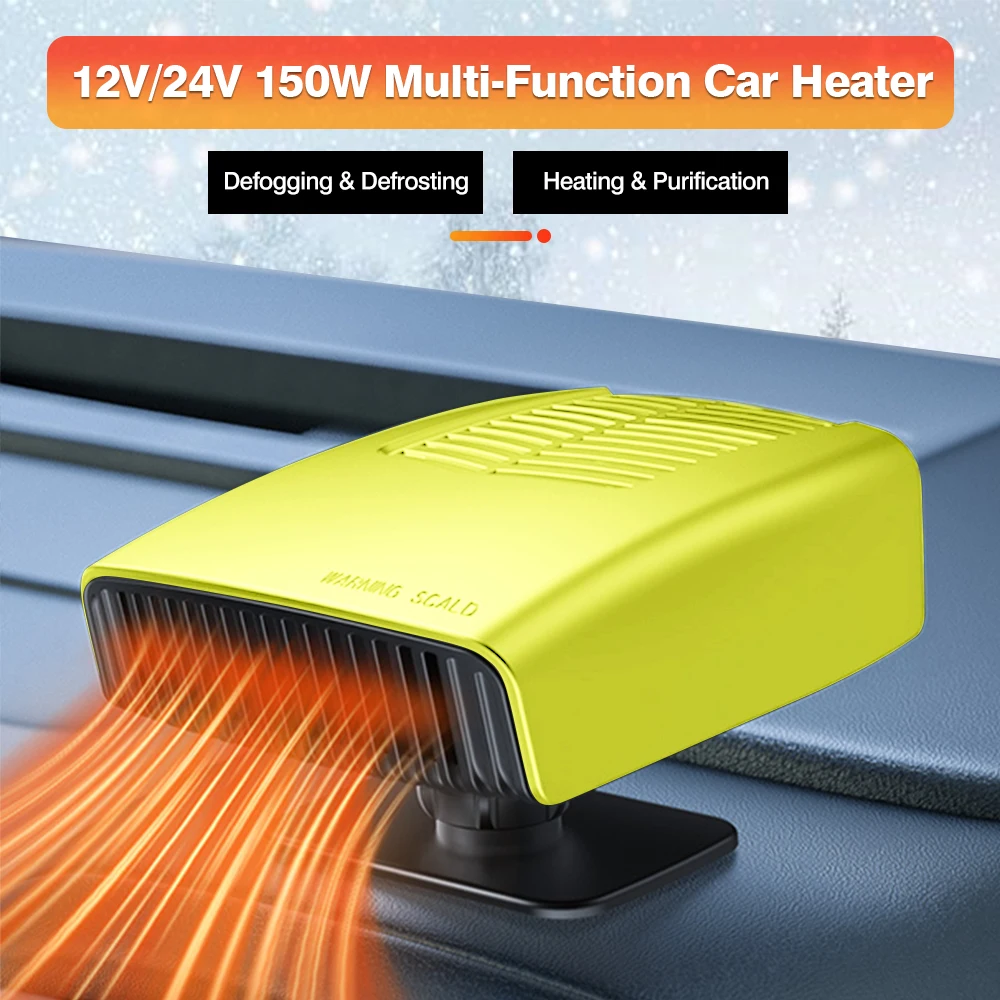 

Car Windshield Heater Automobile Heating Defrost 360 degree rotatable Anti-Fog Heater Automobile Interior Accessories 1.5M line