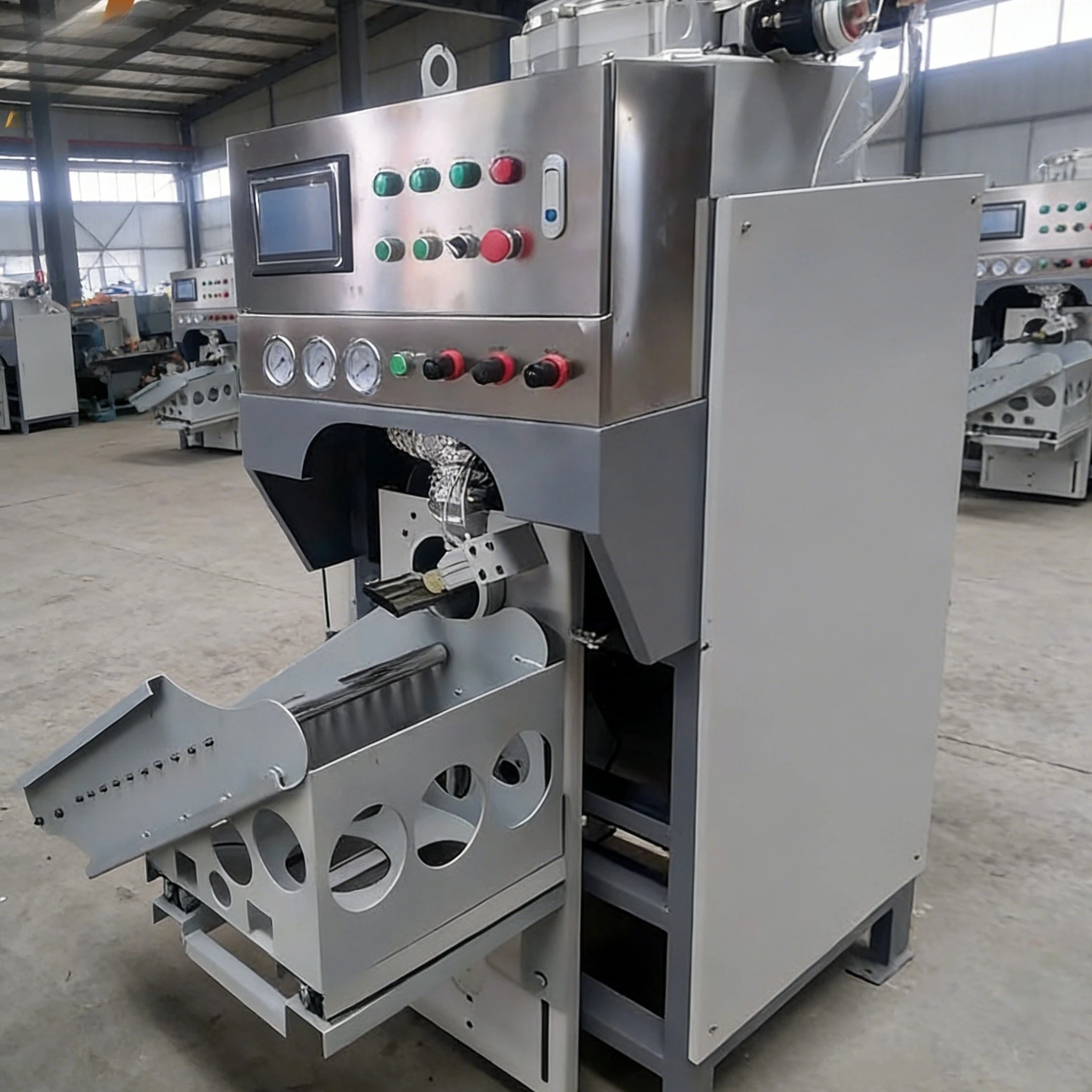 PLC intelligent control 25kg quantitative weighing pneumatic valve bag packing machine pneumatic machine