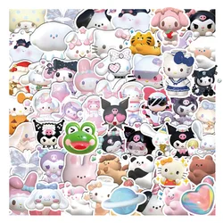 50/100pcs Cartoon Kawaii Sticker for Planner Album Scrapbooking Stationery Waterproof Decals for Laptop Suitcase Kid's Gift