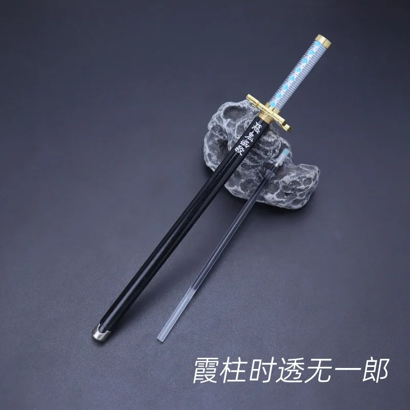 Ghost Blade signature pen weapon model, boy pen charcoal Jiro signature gel pen small gift.