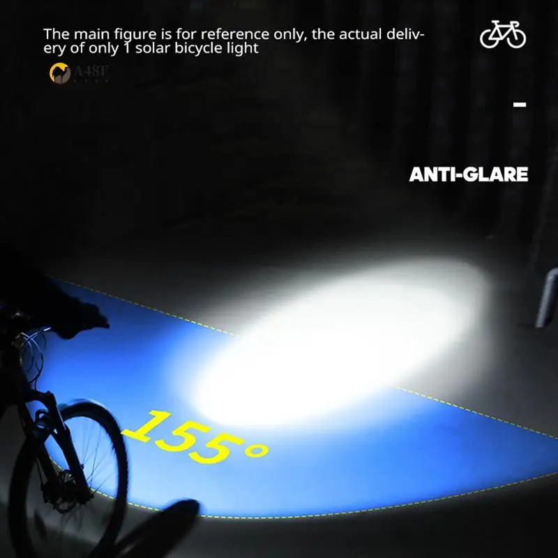 

A48F-Велосипедный фонарь с высоким децибелом, высокая яркость, перезаряжаемый двойной световой сигнал для езды на открытом воздухе