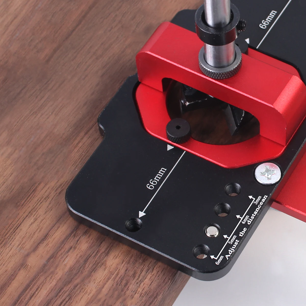 For Adjustable Quick Punch Cabinet Hardware Jig 35mm Concealed Door Hinge Jig Accurate Locking Cabinet Hinge Pocket Hole Jig