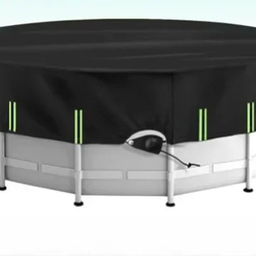 

Oxford Cloth Round Pool Cover for Winter Tear Resistant with UV Protection and Strong Windproof Ratchet System