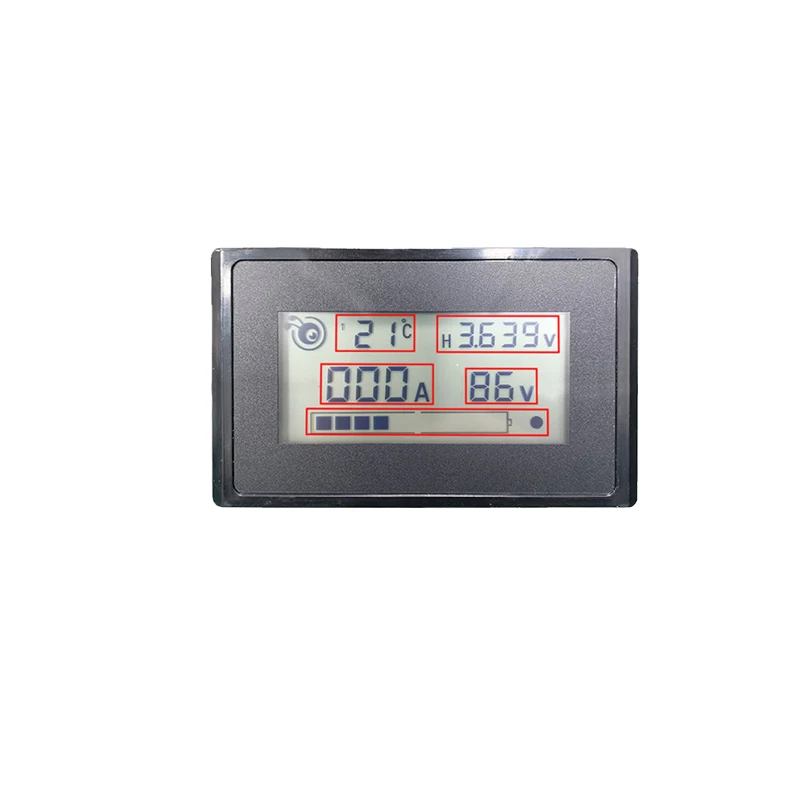 Mrówka BMS wyświetlacz baterii LCD amperomierz monitor LCD 7S 8S 9S 10S 24S 13S 14S 16S 48V 24V 36V LCD