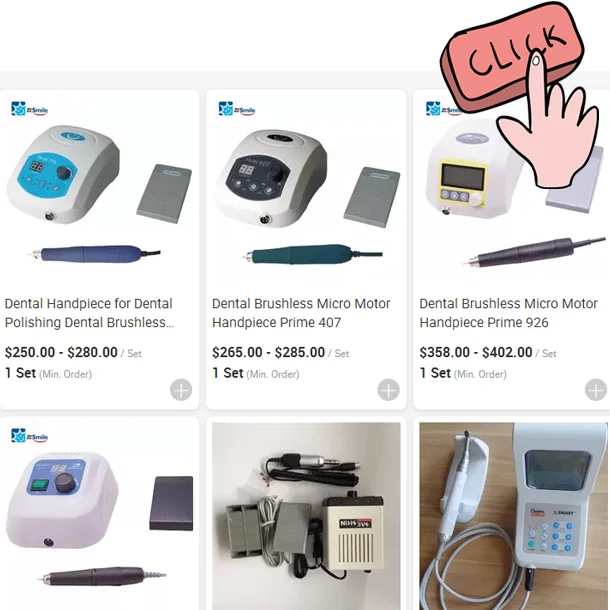 Handstück mit bürstenlosem Mikromotor PRIME 202 Tragbarer Ental-Mikromotor